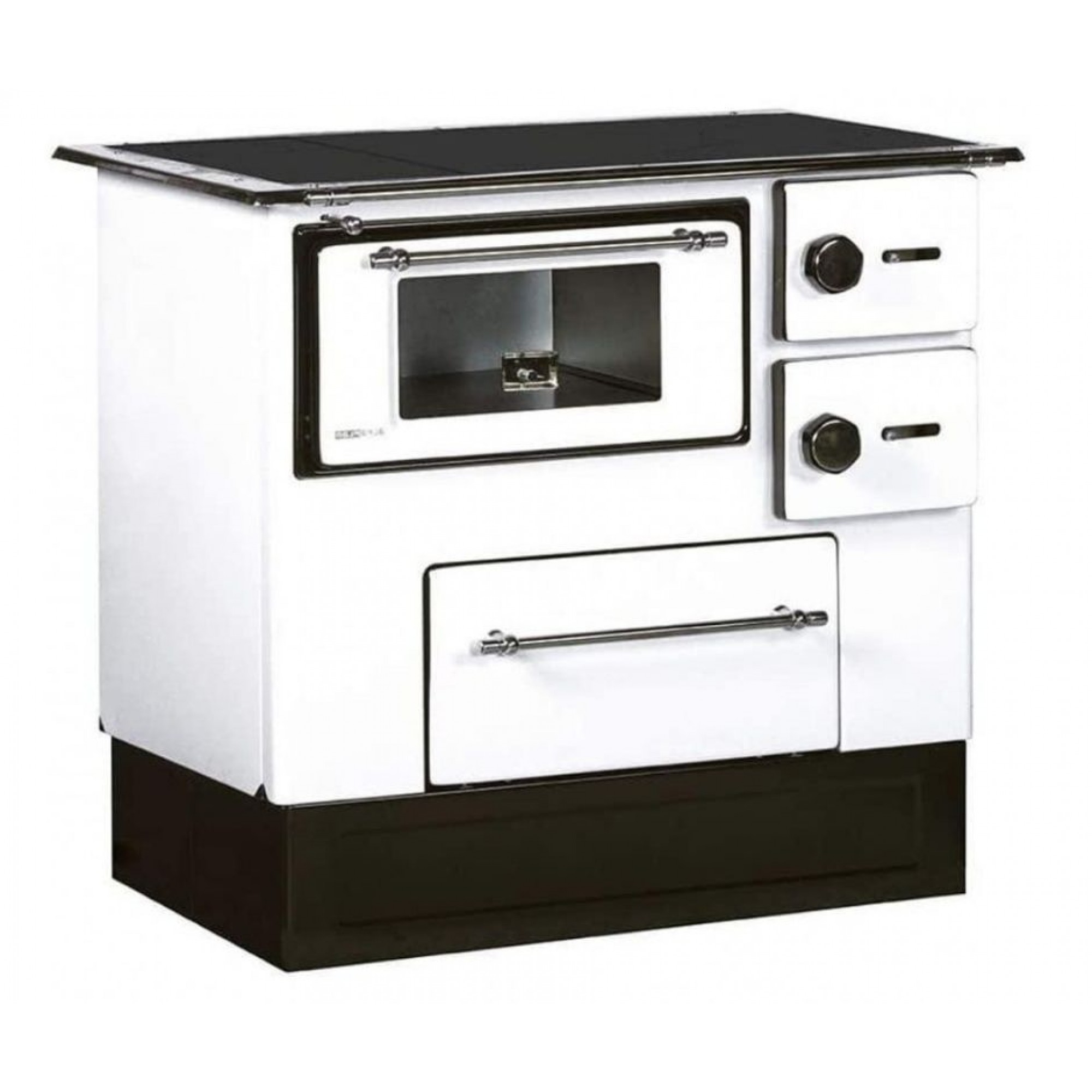 Wood Cooker Stove Alfa Plam Regular White Kw Top Prices